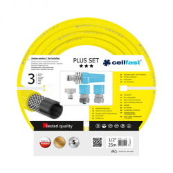 Поливальний набiр PLUS 1/2” 25м + набір фітингів IDEAL Cellfast (10-290)